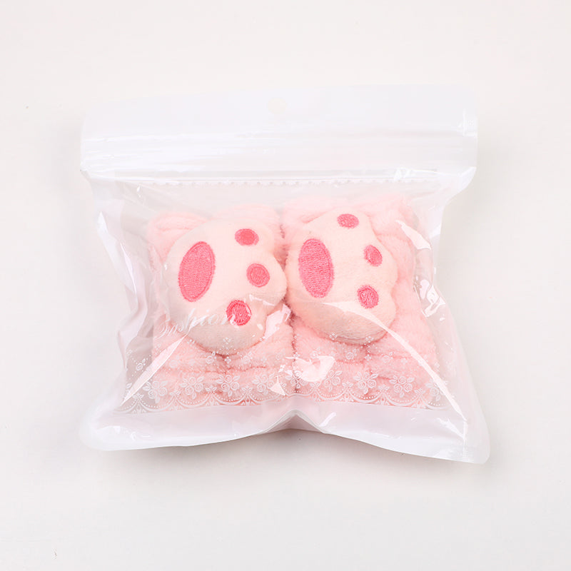 MUÑEQUERAS DE GATO ROSADAS - 2UND