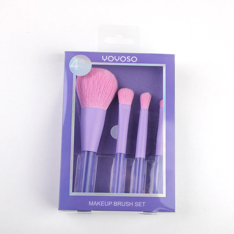 SET DE BROCHAS ROSADA&MORADA - 4UND