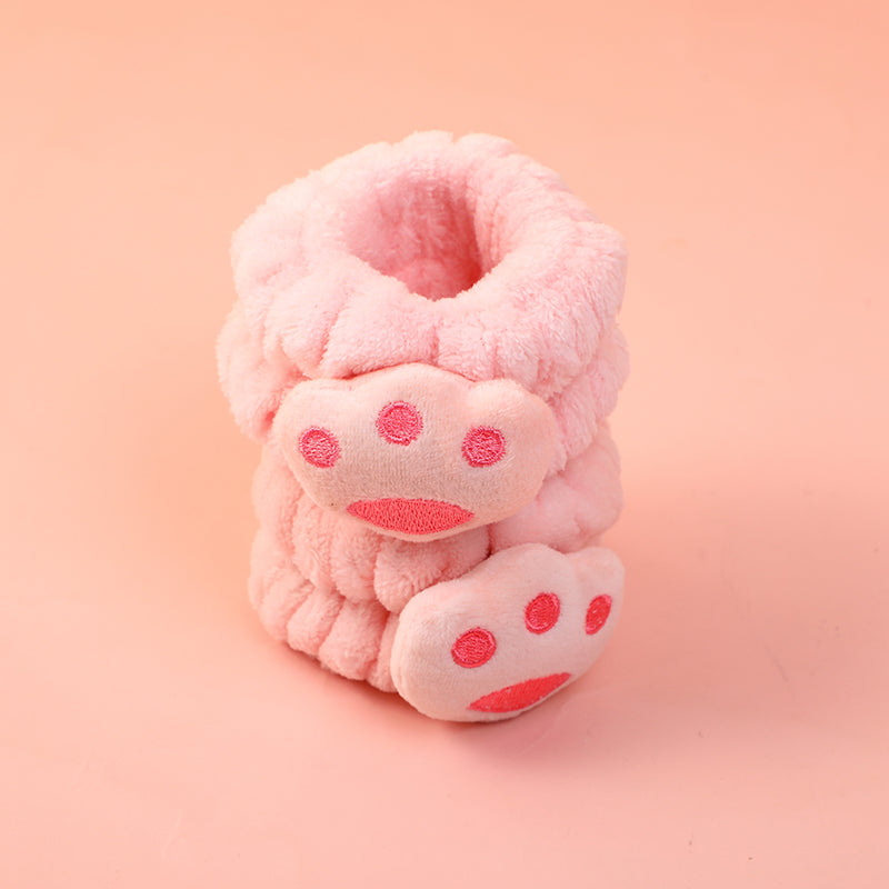 MUÑEQUERAS DE GATO ROSADAS - 2UND