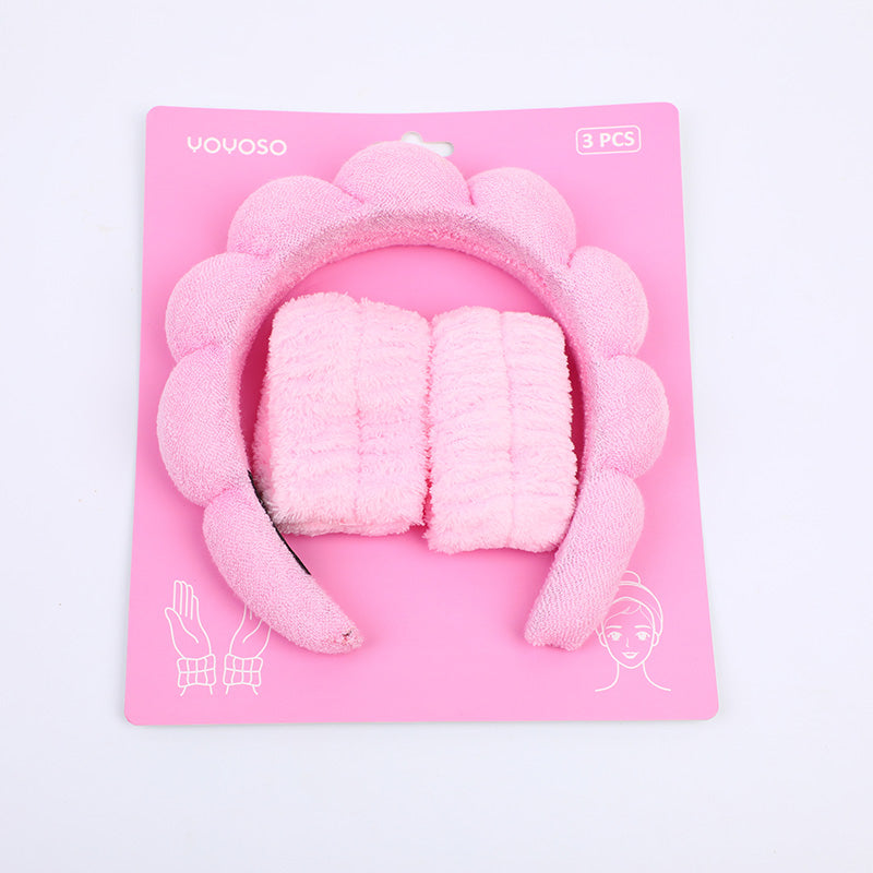 SET DE DIADEMA Y MUÑEQUERA  - AZUL