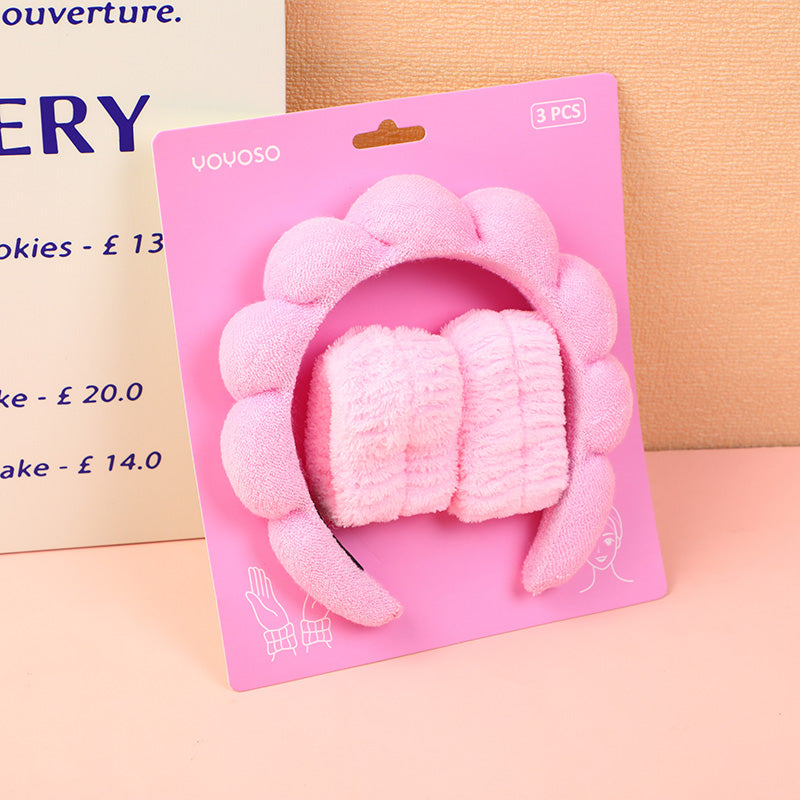 SET DE DIADEMA Y MUÑEQUERA  - AZUL