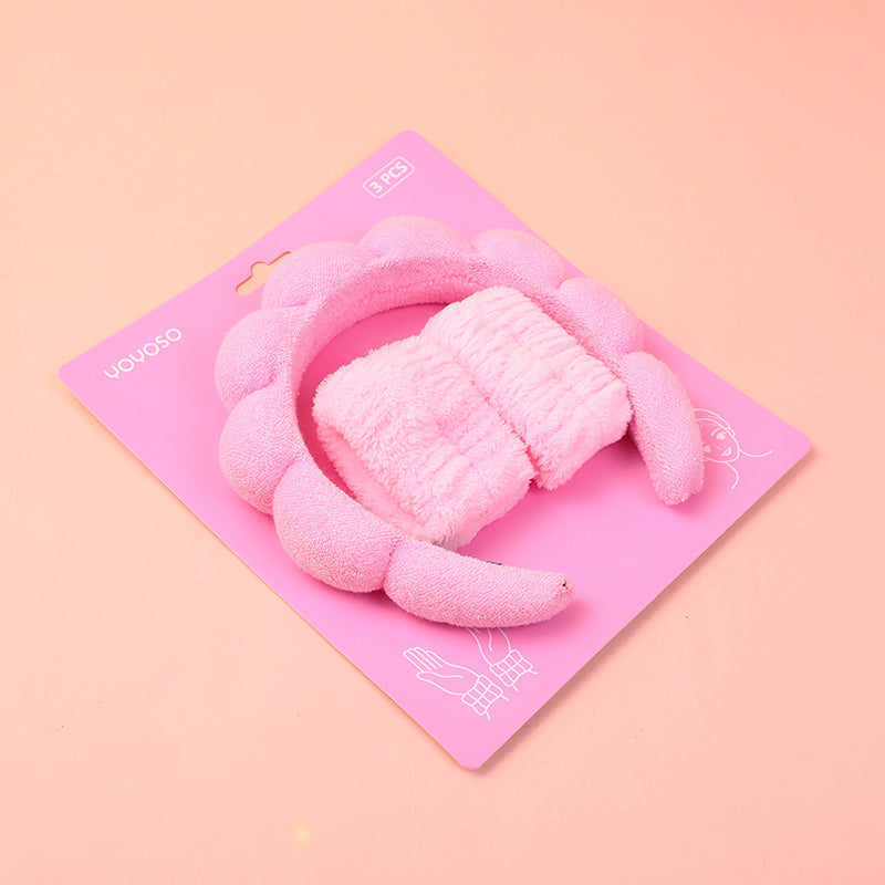 SET DE DIADEMA Y MUÑEQUERA  - AZUL