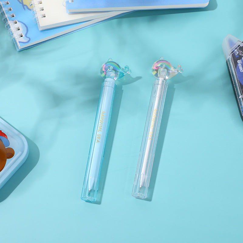 BOLIGRAFO DE CRISTAL - BALLENA - TINTA NEGRA