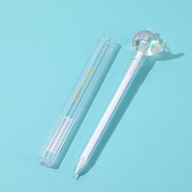 BOLIGRAFO DE CRISTAL - BALLENA - TINTA NEGRA