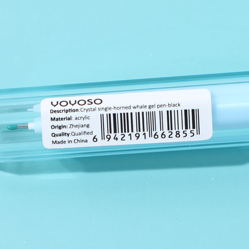 BOLIGRAFO DE CRISTAL - BALLENA - TINTA NEGRA