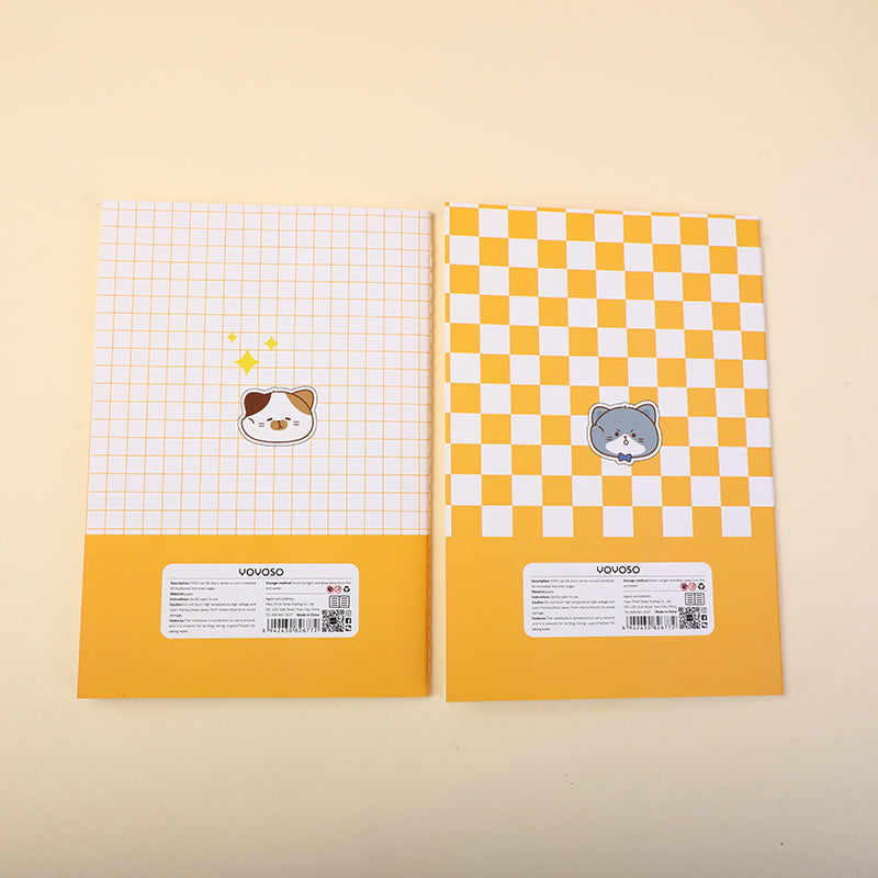 CUADERNO A5 - GATO - LINEAS HORIZONTALES