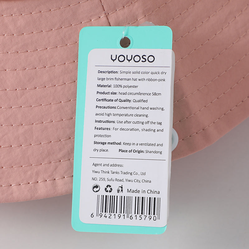 SOMBRERO PESCADOR - ROSADO