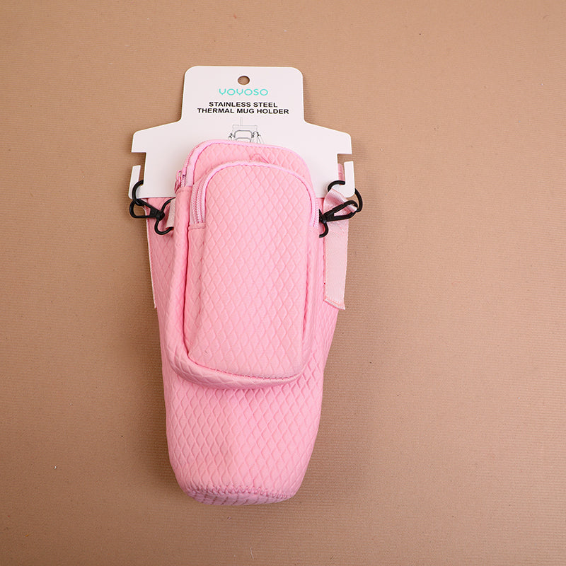 FUNDA PARA TERMO EN NEOPRENO - ROSADA