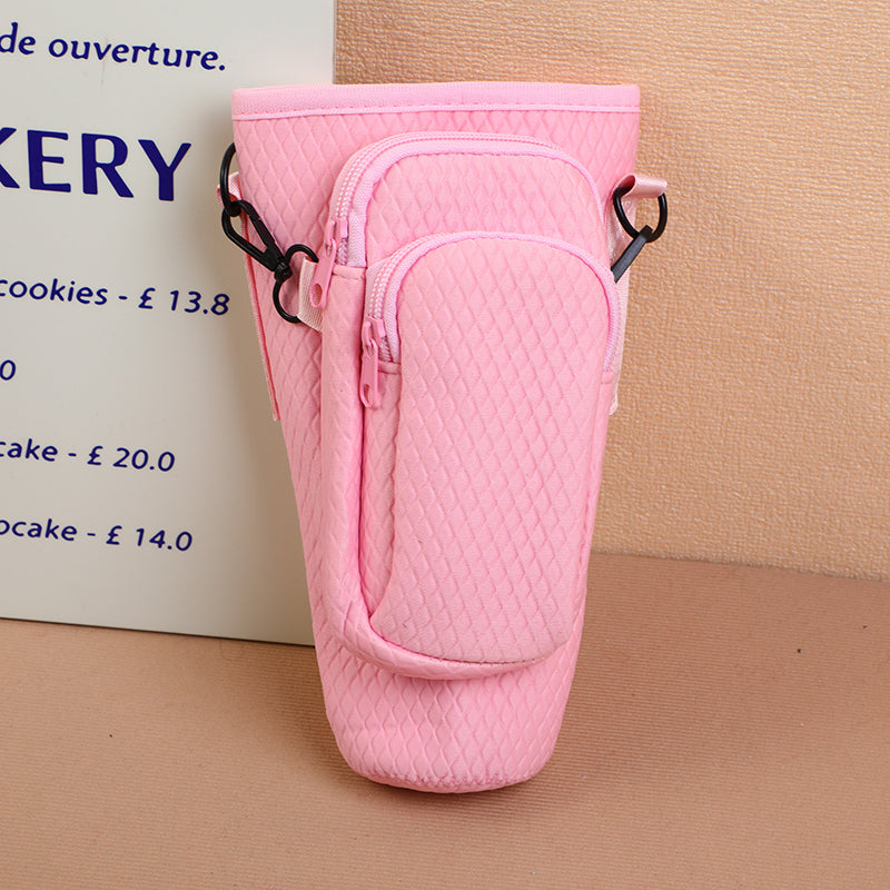 FUNDA PARA TERMO EN NEOPRENO - ROSADA