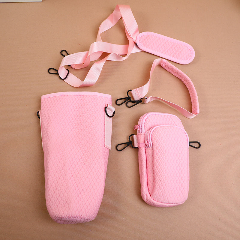 FUNDA PARA TERMO EN NEOPRENO - ROSADA