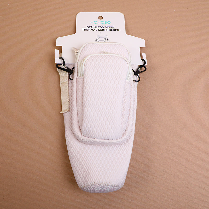 FUNDA PARA TERMO EN NEOPRENO - BLANCA