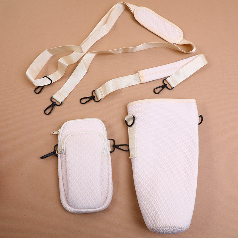 FUNDA PARA TERMO EN NEOPRENO - BLANCA