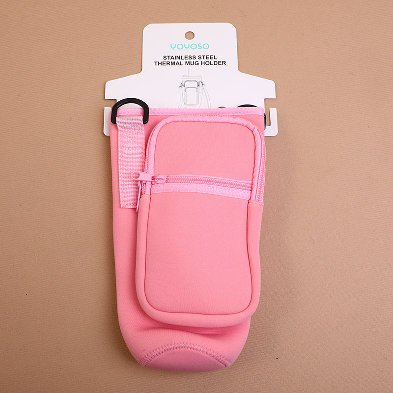 FUNDA PARA TERMO EN NEOPRENO - FUCSIA