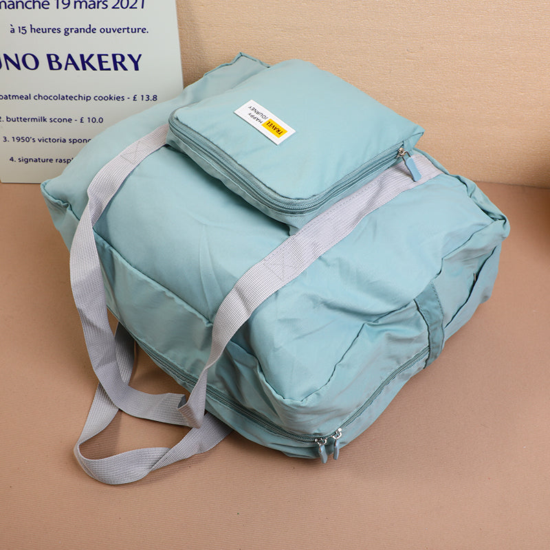 ORGANIZADOR DE EQUIPAJE PLEGABLE - AZUL CLARO