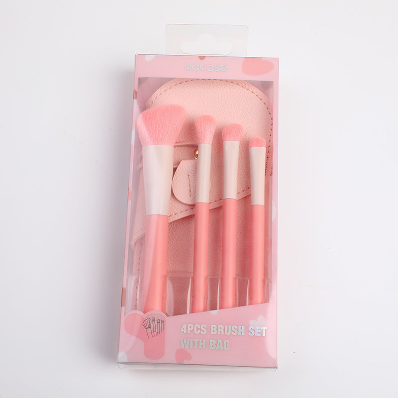 SET DE 4 BROCHAS  CON ESTUCHE