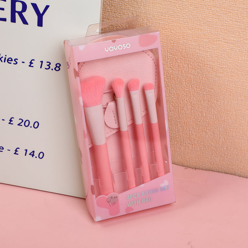 SET DE 4 BROCHAS  CON ESTUCHE