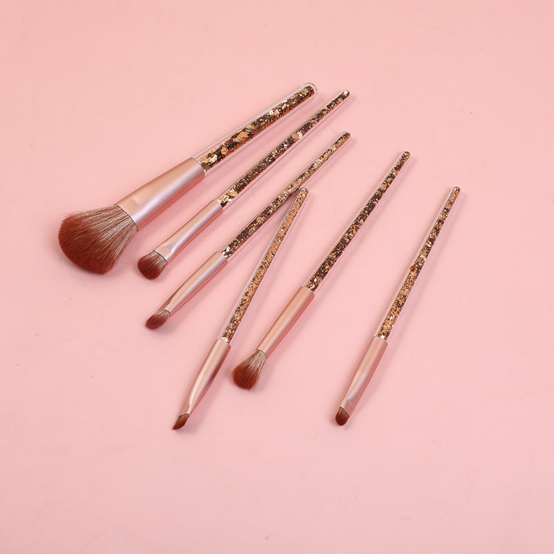 SET DE MAQUILLAJE CON ESTUCHE 6UND - DORADO