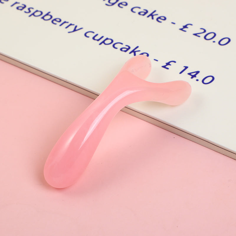 MASAJEADOR EN FORMA DE Y PARA LA NARIZ