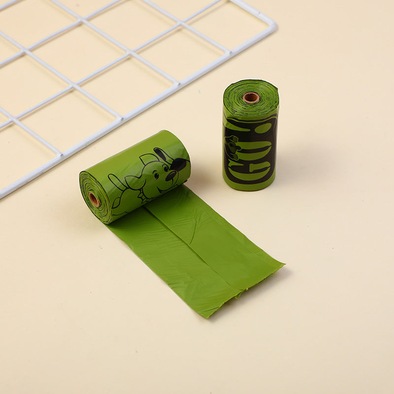 BOLSA DE BASURA BIODEGRADABLES PARA MASCOTAS - VERDE - 4 ROLLOS