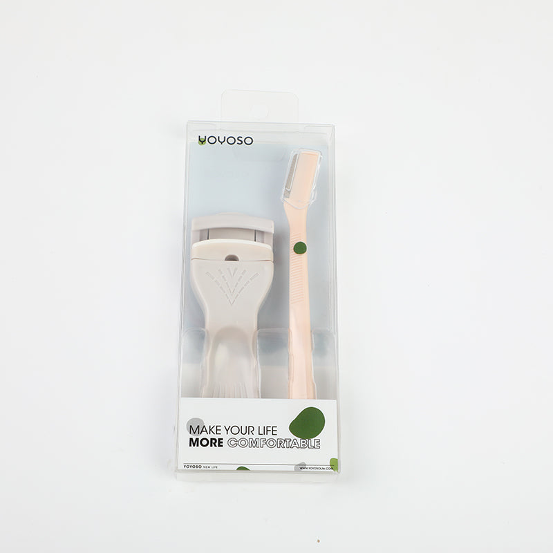 SET DE CURLEADOR DE PESTAÑAS & CUCHILLA DE CEJAS