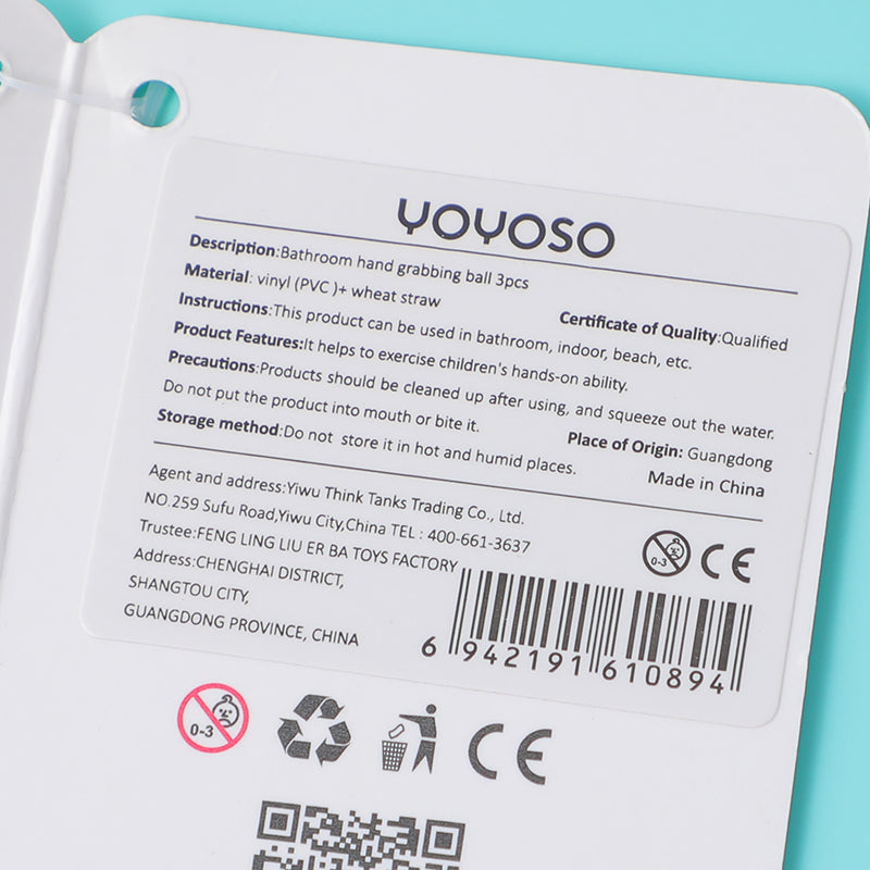 JUGUETE DE BAÑO - PELOTAS - 3UND