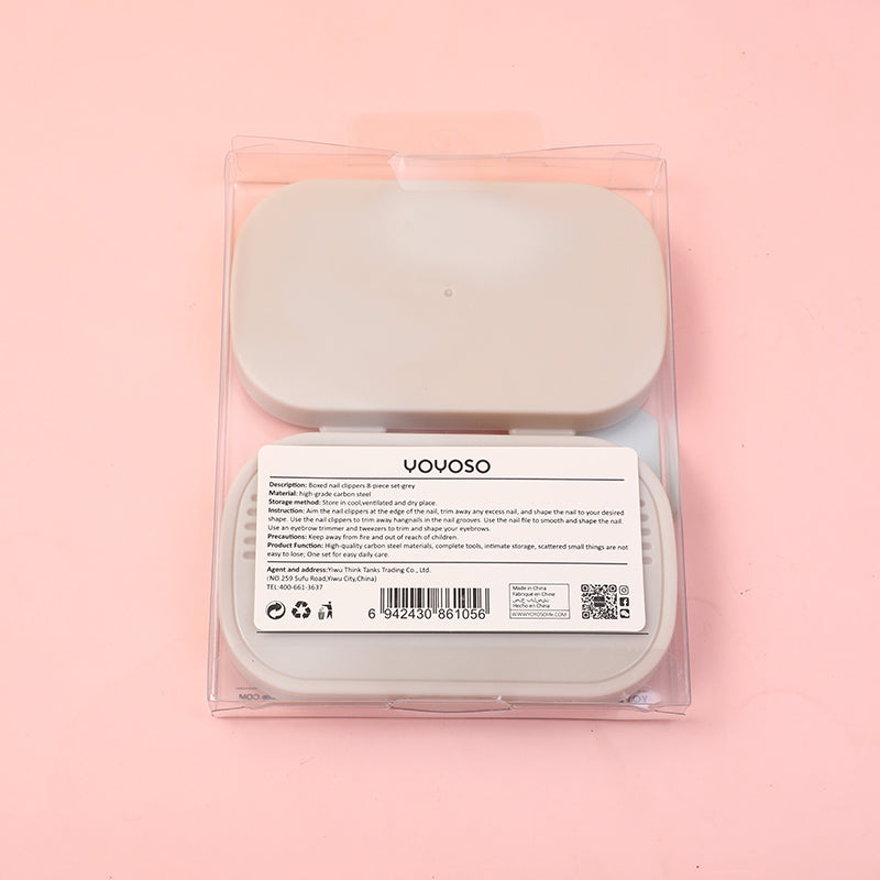 SET DE MANICURE - 8 UND - GRIS