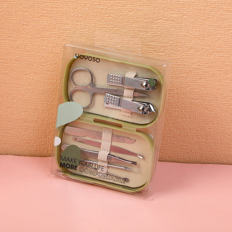 SET DE CORTAUÑAS - 8 UND - VERDE