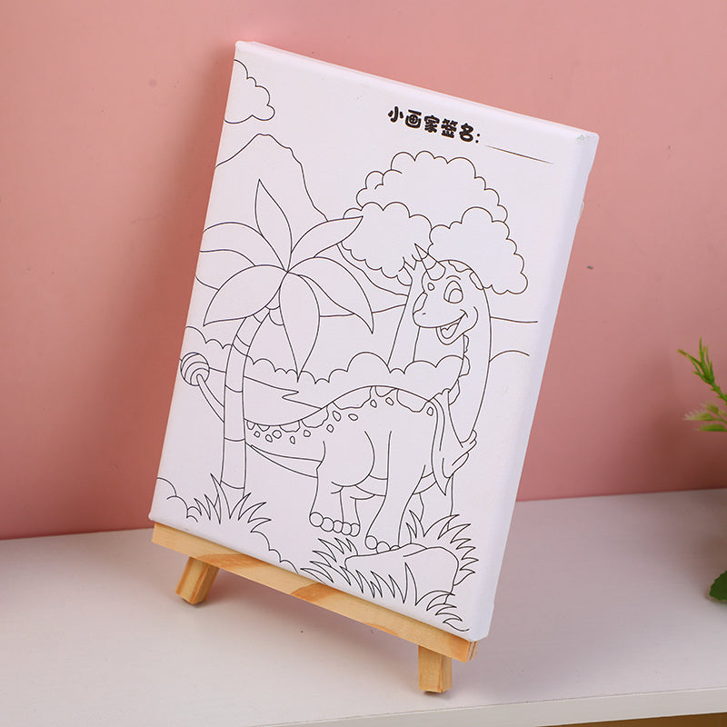 Lienzo De Dibujo Dinosaurio