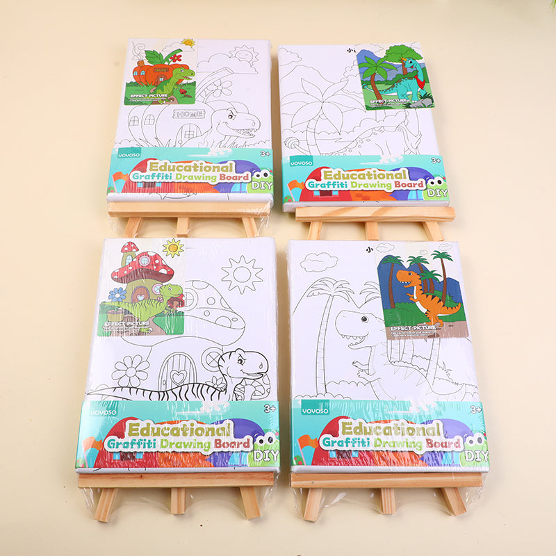 Lienzo De Dibujo Dinosaurio