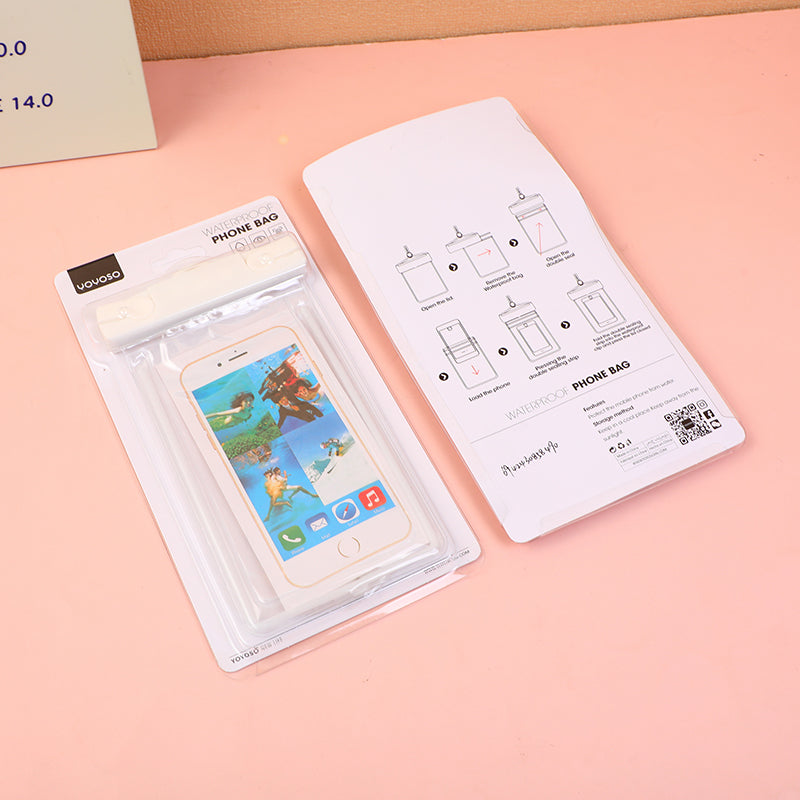 ESTUCHE IMPERMEABLE PARA EL CELULAR - BRILLA EN LA OSCURIDAD