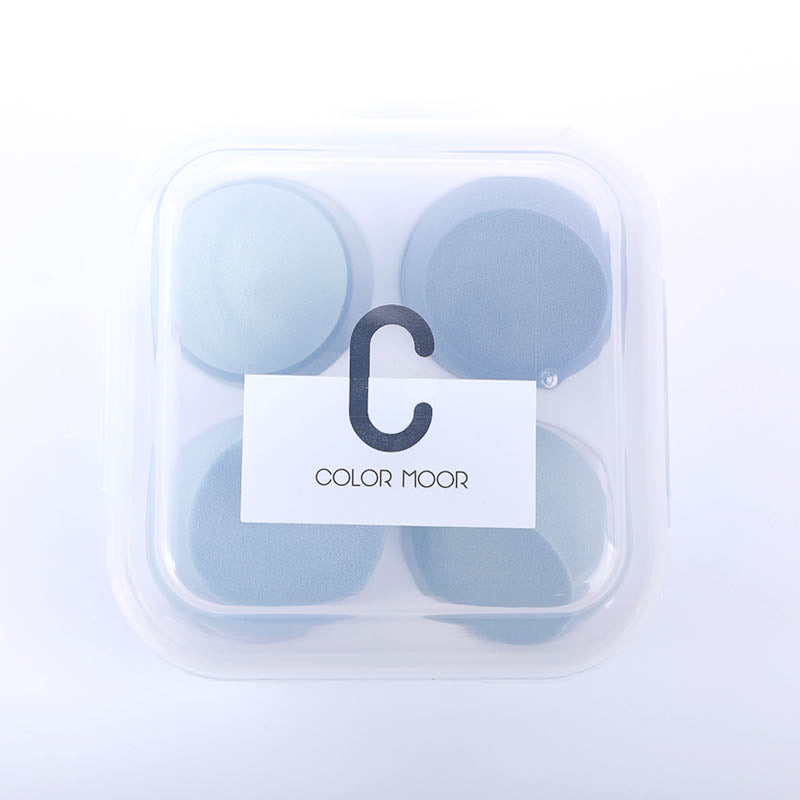 SET DE 4 ESPONJAS DE MAQUILLAJE -AZUL