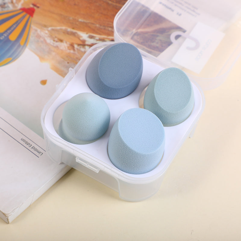 SET DE 4 ESPONJAS DE MAQUILLAJE -AZUL