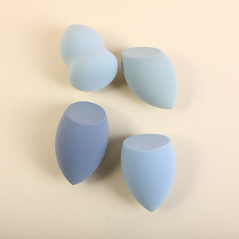 SET DE 4 ESPONJAS DE MAQUILLAJE -AZUL