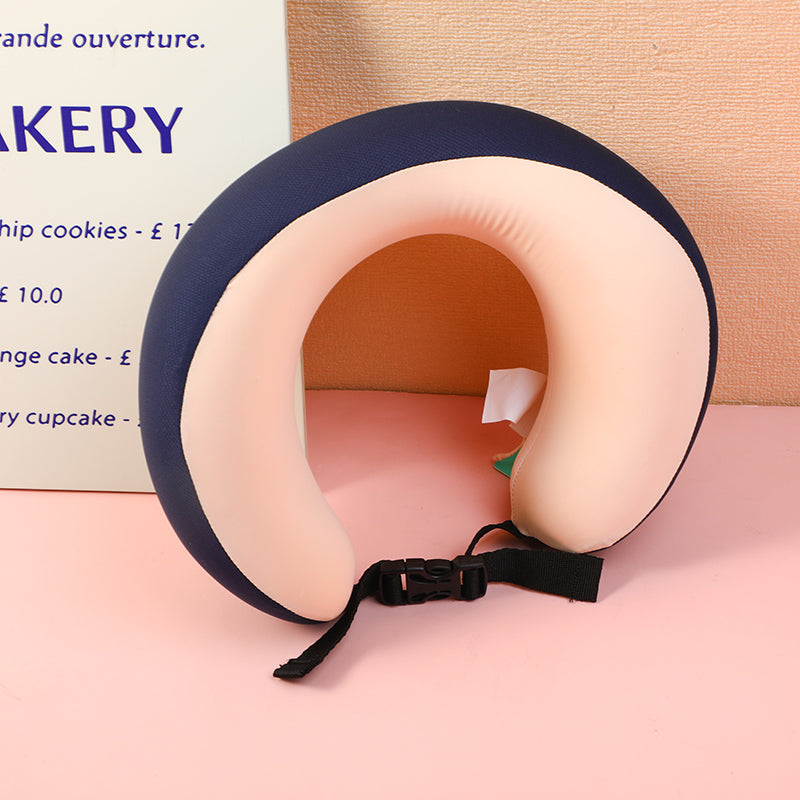 ALMOHADA EN U - AZUL MARINO