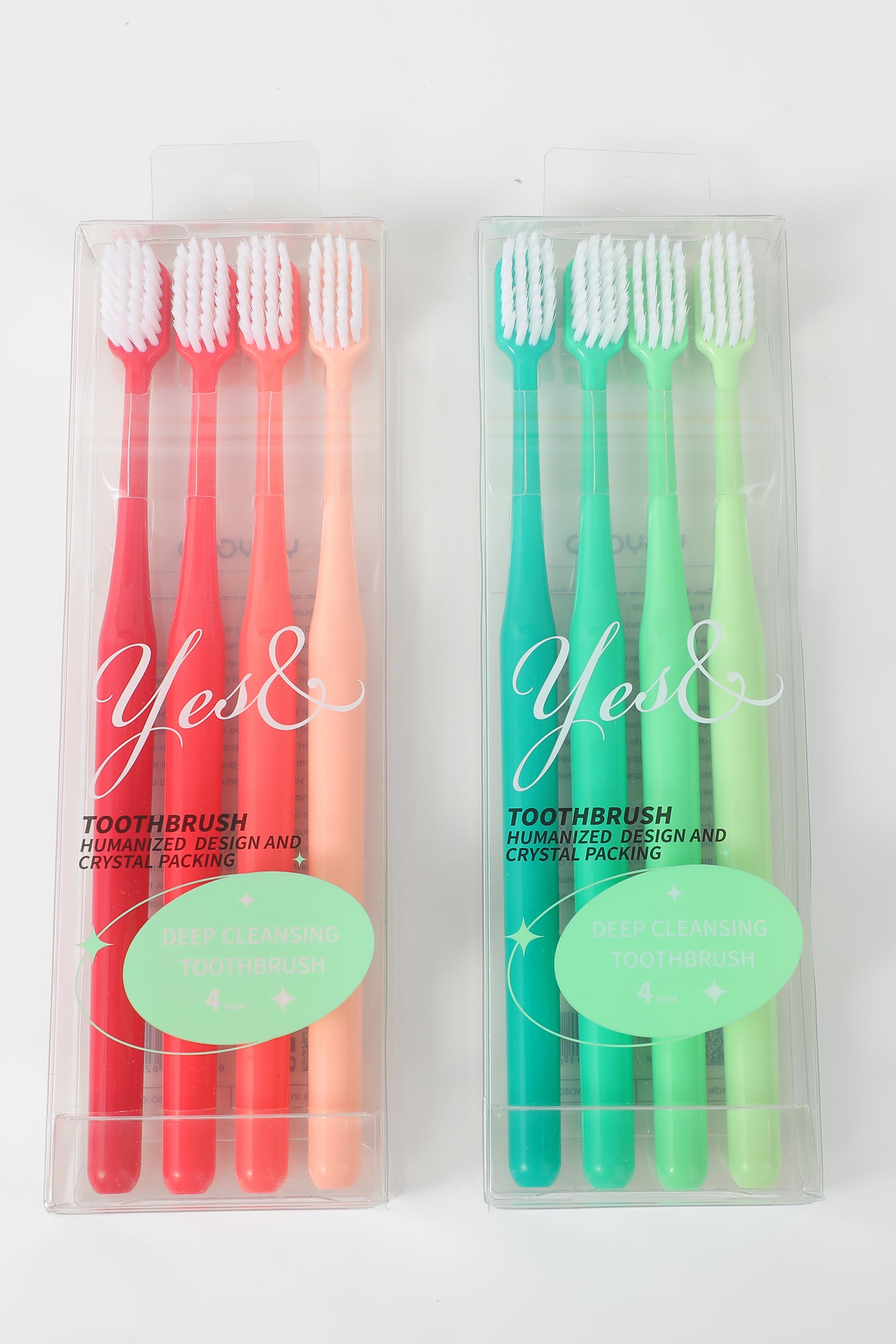 CEPILLO DE DIENTES SUAVES - 4 PCS