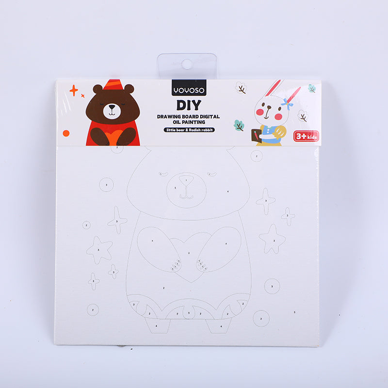 TABLERO DE DIBUJO CON PINTURA - OSO