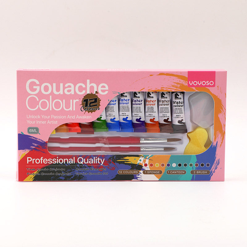 SET DE 12 PINTURAS - ACUARELA