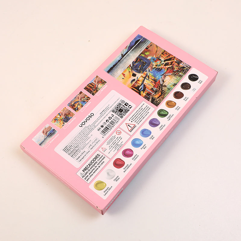 SET DE 12 PINTURAS - ACUARELA