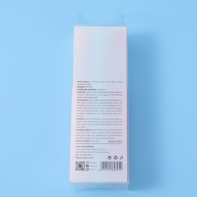 CEPILLO DE DIENTES PARA NIÑOS - 3 UND