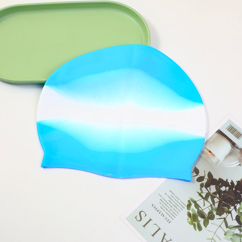 GORRO PARA NATACION - NIÑOS - AZUL CLARO