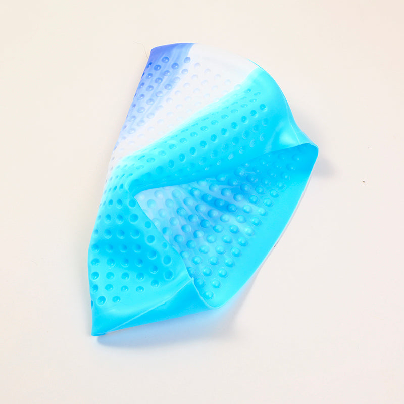 GORRO PARA NATACION - NIÑOS - AZUL OSCURO