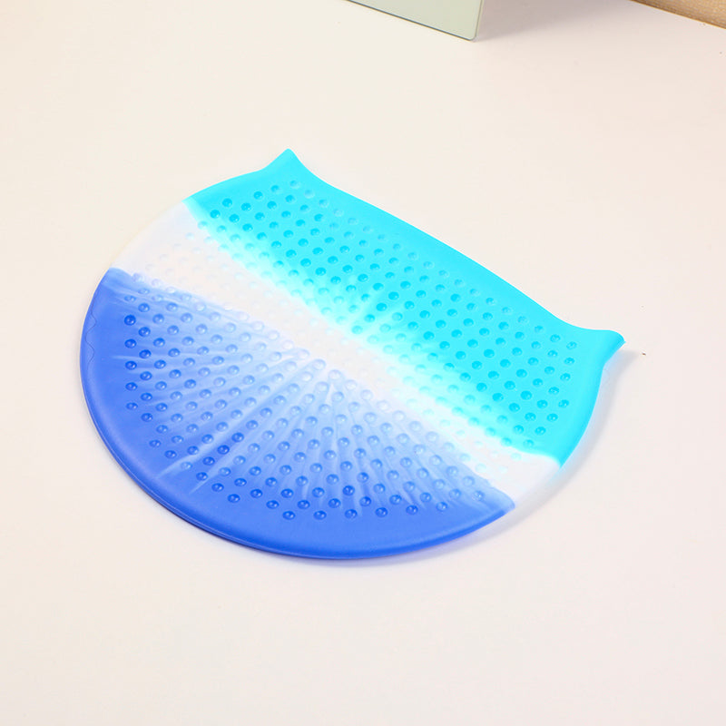 GORRO PARA NATACION - NIÑOS - AZUL OSCURO