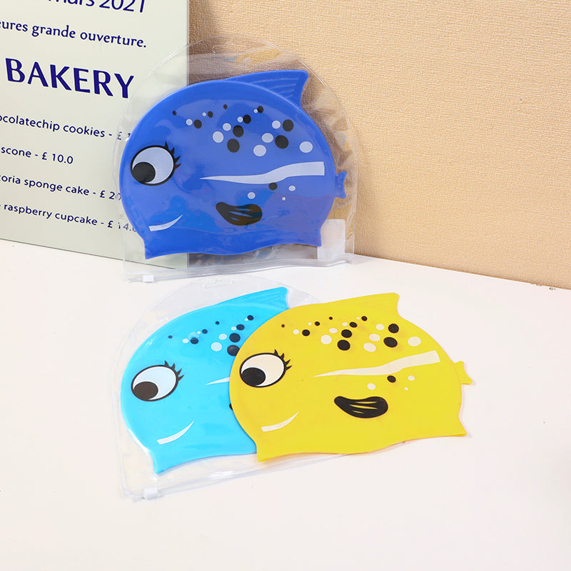 GORRO PARA NATACION - NIÑOS - PEZ