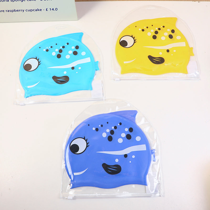 GORRO PARA NATACION - NIÑOS - PEZ