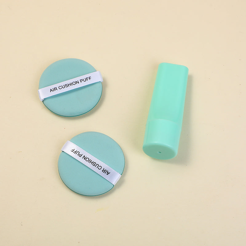 SET DE BELLEZA - RODILLO FACIAL Y ESPONJA DE POLVOS