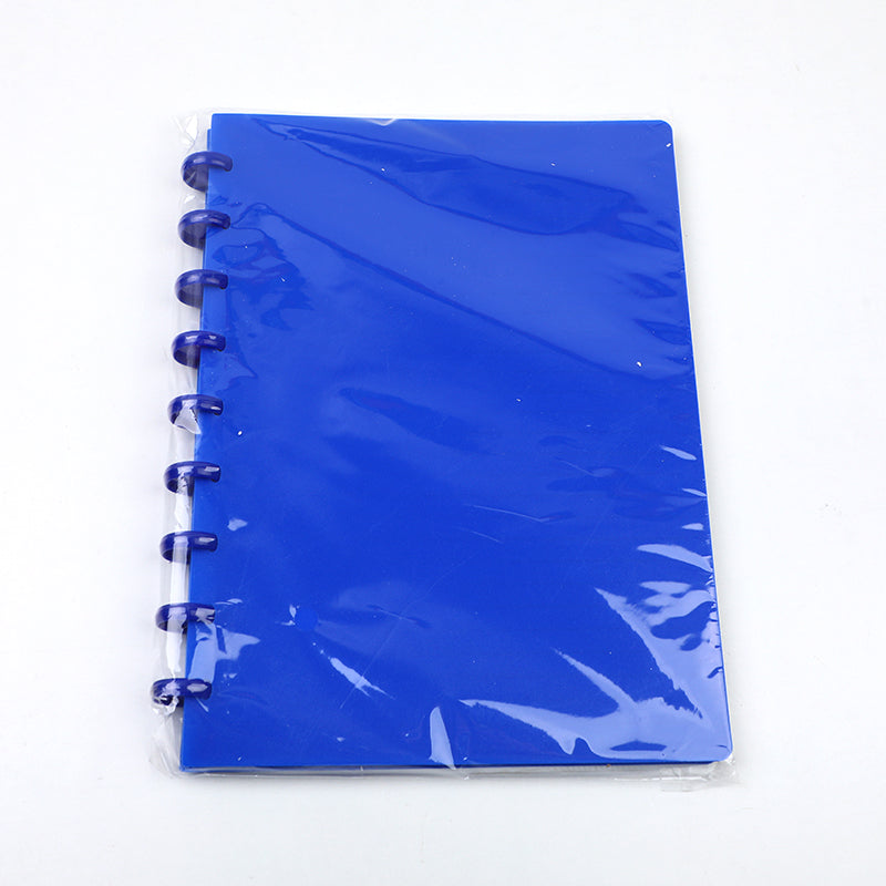 CUADERNO B5 ARGOLLADO - AZUL