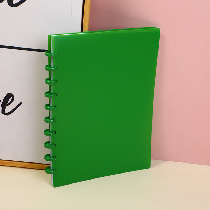 CUADERNO A4 ARGOLLADO -VERDE