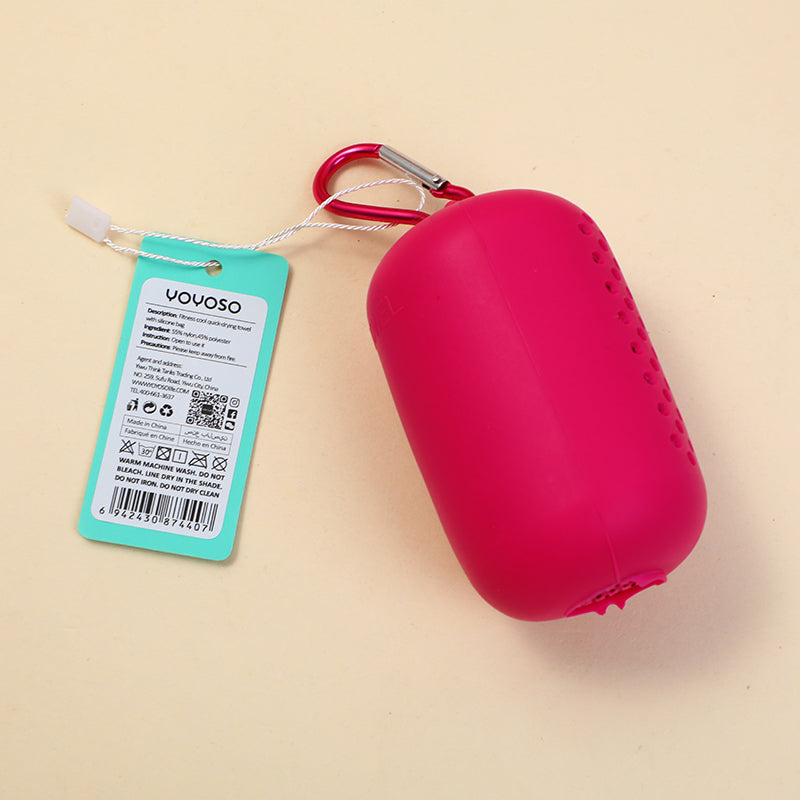 TOALLA DESECHABLE SECADO RAPIDO PARA EJERCICIO CON CONTENEDOR