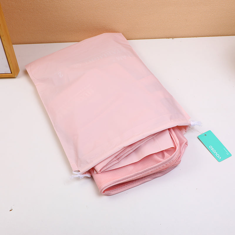 SET DE ORGANIZADORES PARA EQUIPAJE - ROSADO