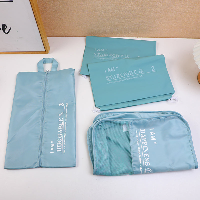 SET DE ORGANIZADORES PARA EQUIPAJE - AZUL